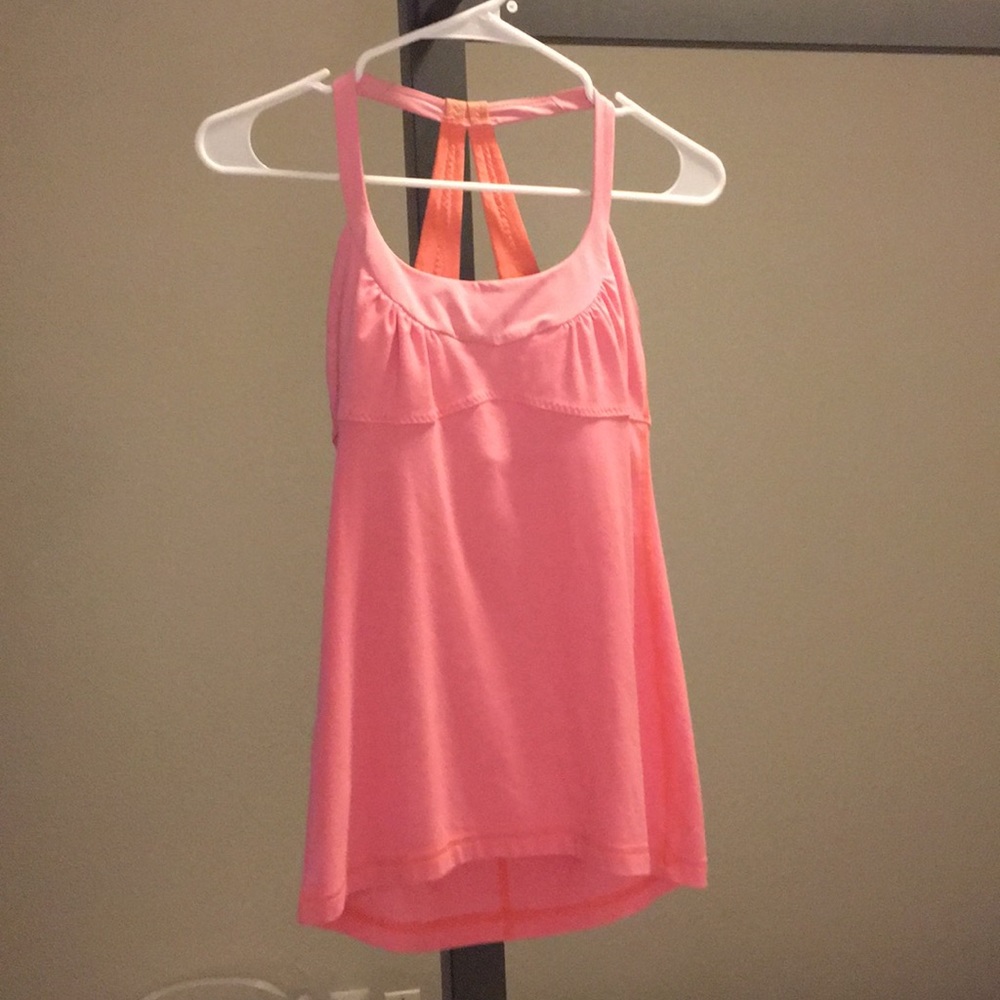 Lululemon coral tank top